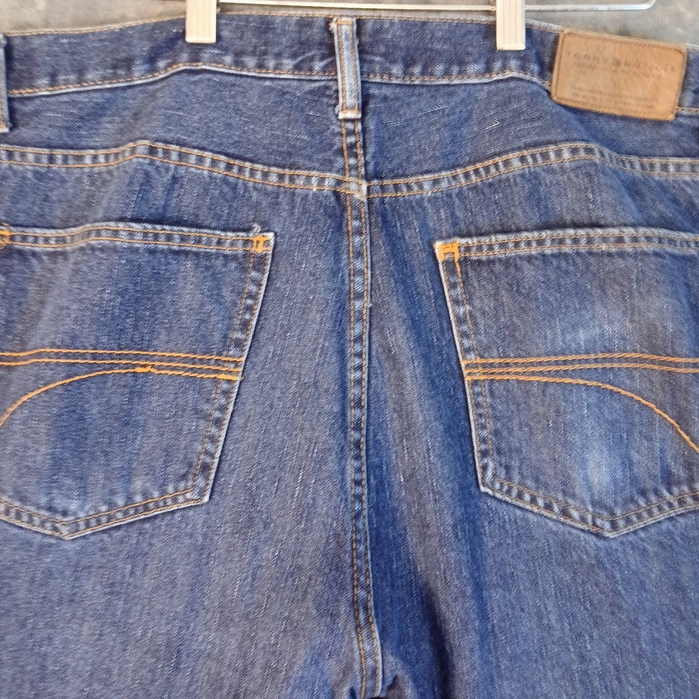 Tommy Hilfiger Jeans Mens 37x29 Blue Classic Fit Straight Leg Denim Pants - Picture 5 of 11